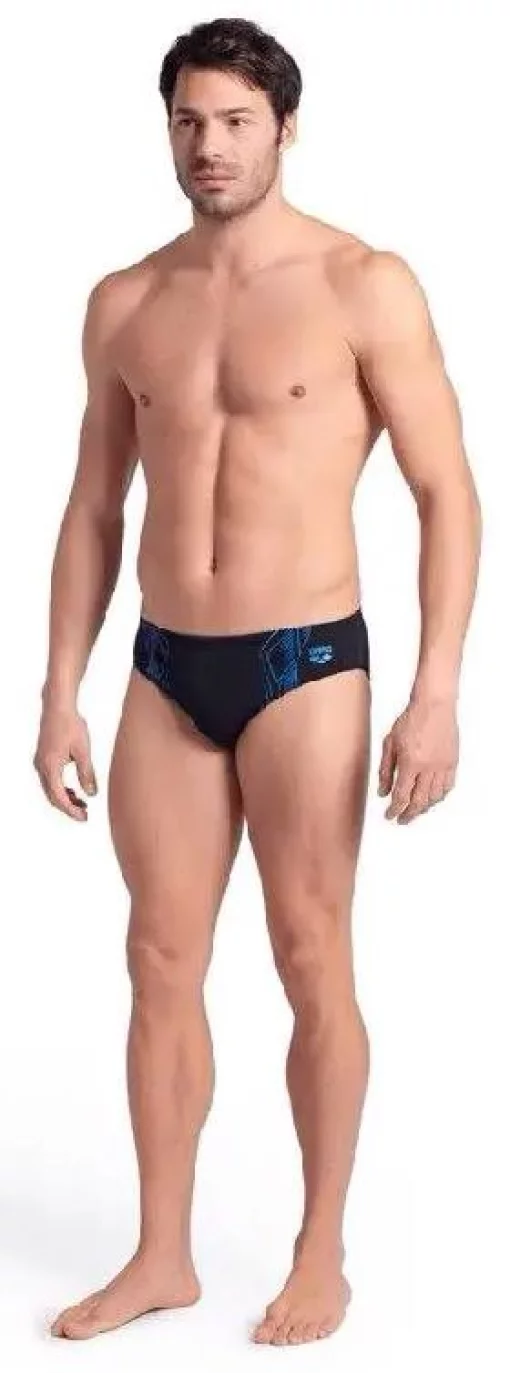 Плавки-сліпи для чоловіків Arena REFLECTING SWIM BRIEFS чорний Чол 110