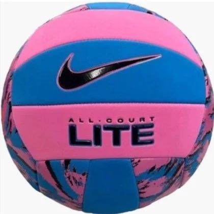 М'яч волейбольний Nike ALL COURT LITE VOLLEYBALL DEFLATED PLAYFUL PINK/LT PHOTO BLUE/BLACK size 5