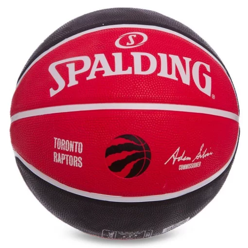 М'яч баскетбольний гумовий SPALDING 83511Z NBA TEAM-TORONTO RAPTORS №7
