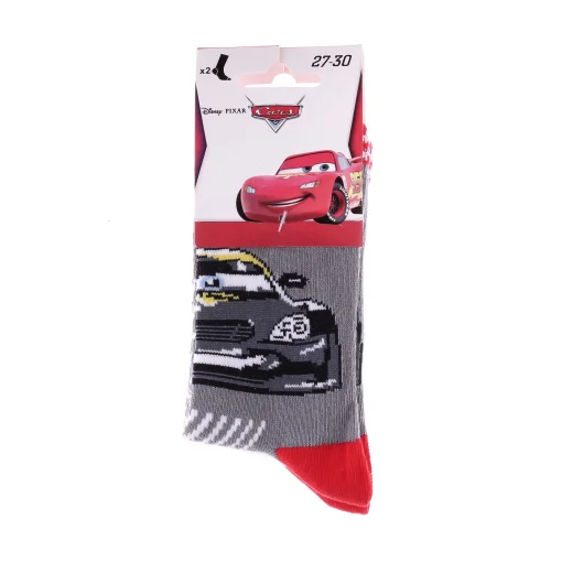 Шкарпетки CARS SOCKS 2P білий, сірий Діт 23-26 арт 83150379-1