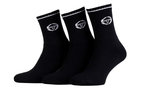 Шкарпетки Sergio Tacchini 3-pack чорний Діт 27-30