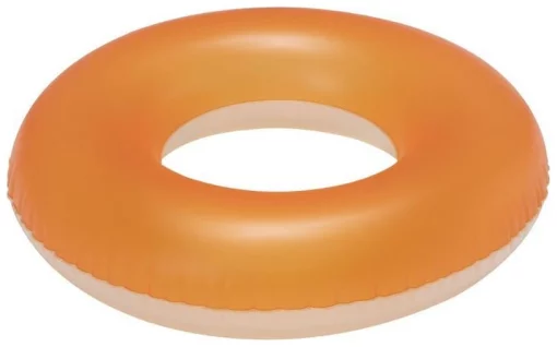 Плавальне кільце Aqua Speed BESTWAY FROSTED NEON 76 см помаранчевий Діт age 3-6