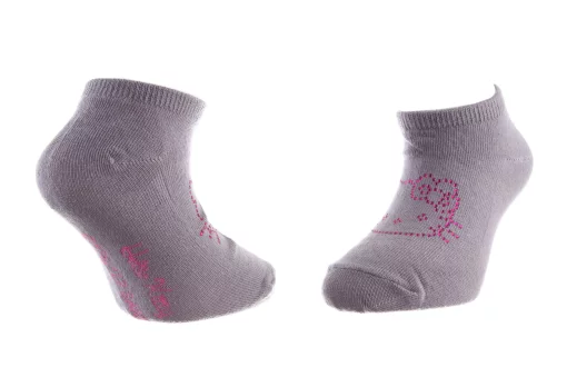 Шкарпетки HELLO KITTY TETE DE HK EN STRASS попелястий Діт 27-30 арт 83846423-1