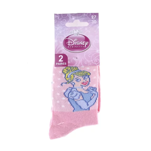 Шкарпетки PRINCESS BLANCHE NEIGE/CENDRILLON 2P рожевий Діт 24-26 арт 83891420-1
