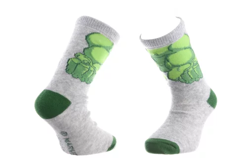 Шкарпетки MARVEL HULK світло-сірий Діт 23-26 арт 83891648-6