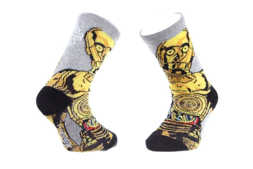 Шкарпетки Star Wars C_3PO світло-сірий Діт 27-30