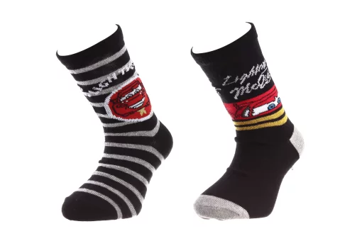 Шкарпетки CARS YEUX+ LIGHTNING/MC QUEEN 2P чорний Діт 27-30, арт.83896715-1
