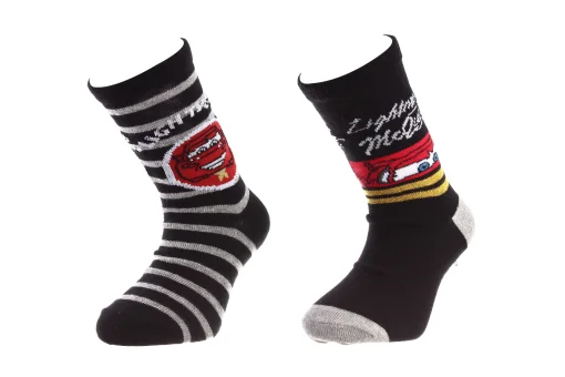 Шкарпетки CARS YEUX+ LIGHTNING/MC QUEEN 2P чорний Діт 27-30, арт.83896715-1