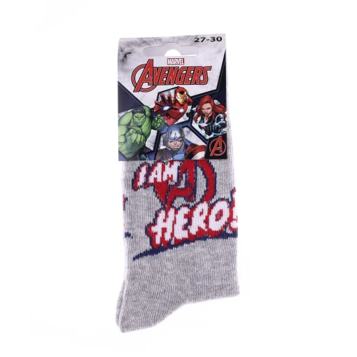 Шкарпетки MARVEL I AM A HERO світло-сірий Діт 35-38, арт.83899320-1