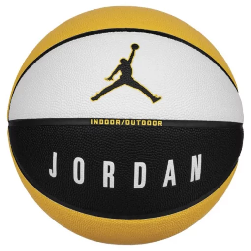 М'яч баскетбольний Nike JORDAN ULTIMATE 2.0 8P DEFLATED білий, чорний, жовтий Уні 7