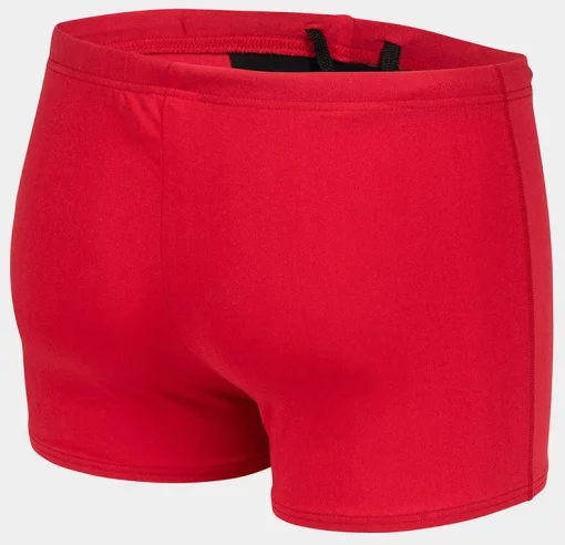 Плавки-боксери для хлопців Arena TEAM SWIM SHORT SOLID червоний, білий Діт