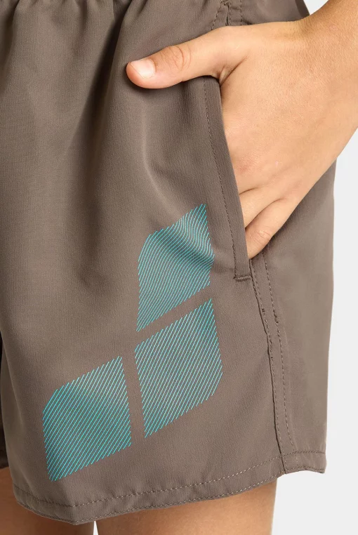 Шорти для плавання Arena BEACH SHORT LOGO R темно-оливковий Діт 164см