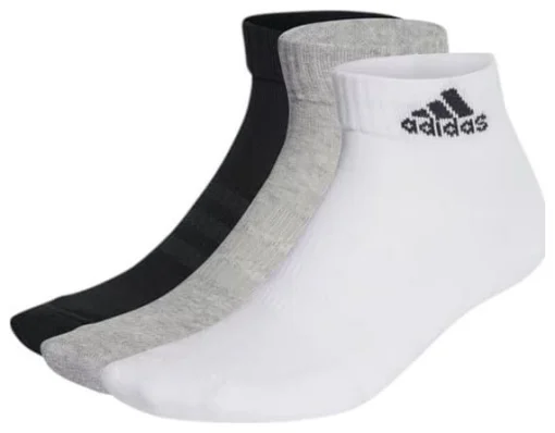 Шкарпетки Adidas C SPW ANK 3P білий, чорний, сірий Уні M (40-42)