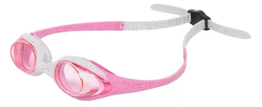 Окуляри для плавання Arena SPIDER JR білий, рожевий Діт OSFM