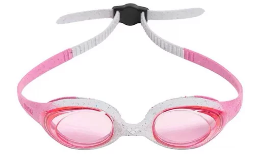 Окуляри для плавання Arena SPIDER JR білий, рожевий Діт OSFM