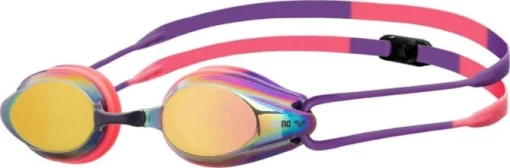 Окуляри для плавання Arena TRACKS MIRROR фіолетовий, рожевий One Size (92370-111)