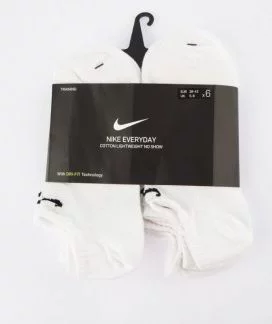 Шкарпетки Nike U NK EVERYDAY LTWT NS 6PR-BAND білий Уні 42-46