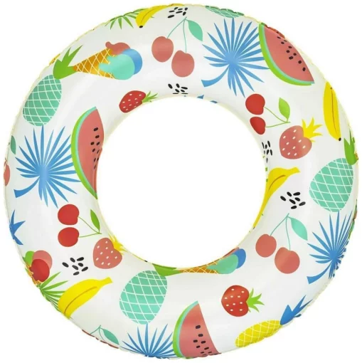 Плавальне кільце Aqua Speed BESTWAY SWIMMING RING 61 см білий Діт age 3-6 (9295)