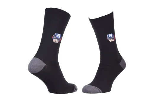 Шкарпетки Marvel CAPTAIN AMERICA чорний Діт 39-42