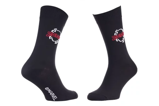 Шкарпетки Spider Man SPIDERMAN LOGO чорний Діт 39-42
