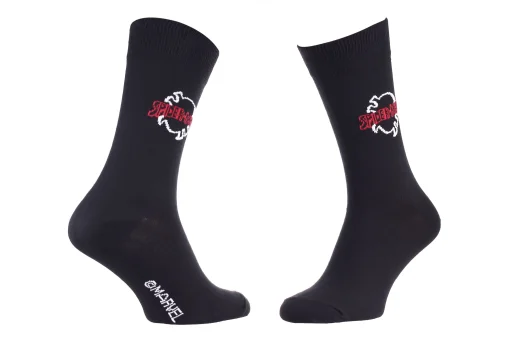 Шкарпетки Spider Man SPIDERMAN LOGO чорний Діт 43-46