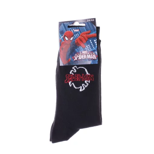 Шкарпетки Spider Man SPIDERMAN LOGO чорний Діт 39-42