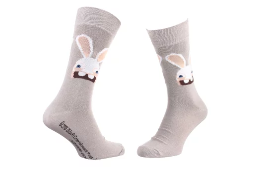 Шкарпетки LAPINS CRETINS TETE LAPIN бежевий Діт 39-42