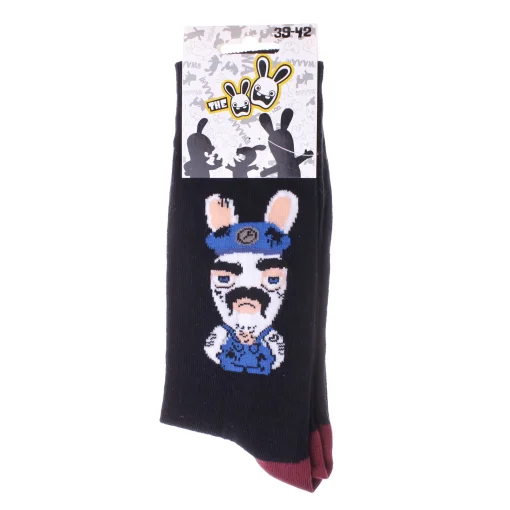 Шкарпетки LAPINS CRETINS LAPIN + TENUE BRICOLAGE чорний Діт 43-46