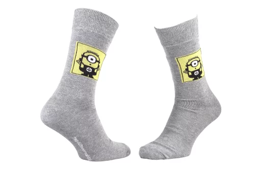 Шкарпетки Minion DANS CARRE світло-сірий Діт 39-42