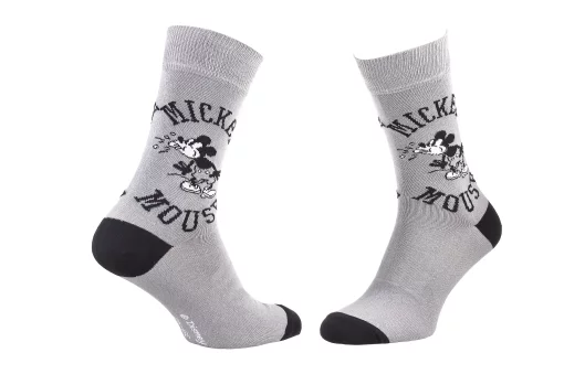 Шкарпетки MICKEY MICKEY MOUSE + PERSONNAGE сірий Діт 39-42