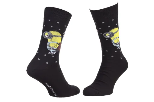 Шкарпетки Minion + GUITARE чорний Діт 39-42