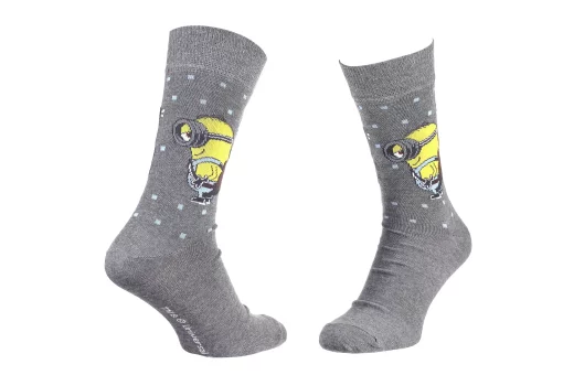 Шкарпетки Minion + GUITARE темно-сірий Діт 39-42