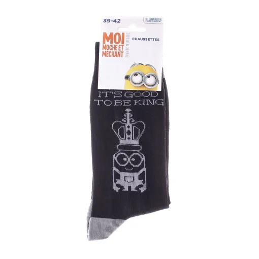 Шкарпетки Minion + COURONNE чорний Діт 39-42