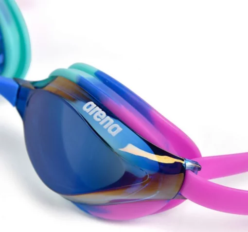 Окуляри для плавання Arena PYTHON MIRROR рожевий, синій Уні OSFM