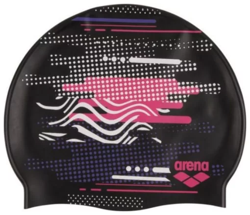 Шапочка для плавання Arena PRINT JR чорний Діт OFSM