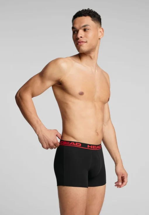 Труси-боксери Head BASIC BOXER 2P червоний, чорний Чол M
