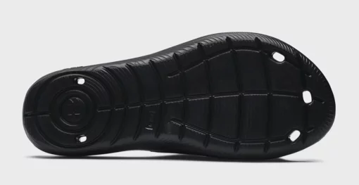 Шльопанці Under Armour Locker IV SL чорний Чол 7 US (25 см)