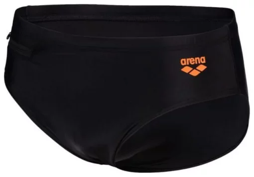 Плавки Arena ZIP BRIEF 9CM чорний Чол