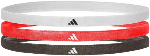 Пов'язки на голову Adidas Hairbands 3pk чорний, білий, червоний One Size (ADAC-16200-NL)