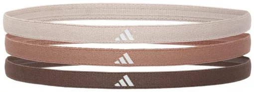 Пов'язки на голову Adidas Hairbands 3pk коричневий, бежевий, темно-коричневий Уні One Size
