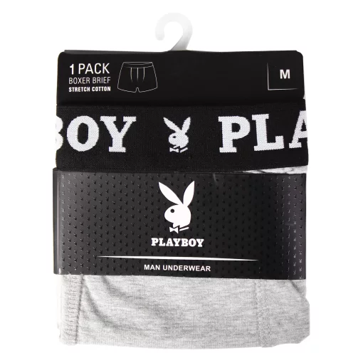 Труси-боксери Playboy ANNYA PLAYBOY BOXERSHORT сірий Чол S