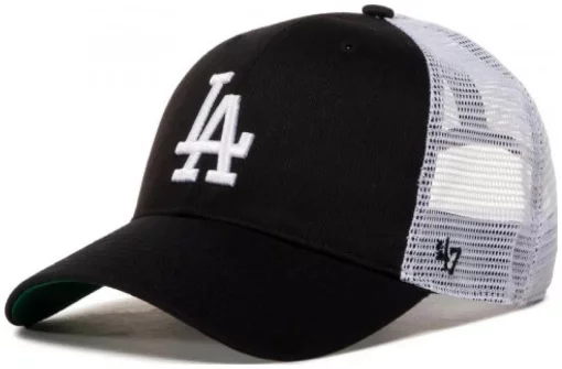 Кепка-тракер 47 Brand LA DODGERS BRANSON MESH чорний, білий Уні One Size