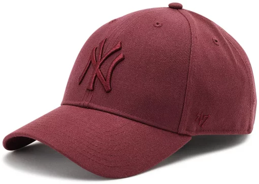 Кепка 47 Brand NY YANKEES SNAPBACK WOOL бордовий Чол OSFM