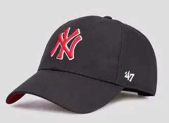 Кепка 47 Brand MLB NEW YORK YANKEES чорний, червоний Уні OSFA