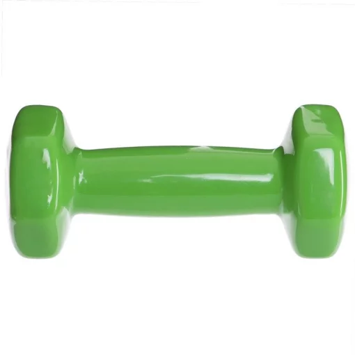 Гантеля з вініловим покриттям Zelart TA-2777-1 1шт x 1 кг, салатовий