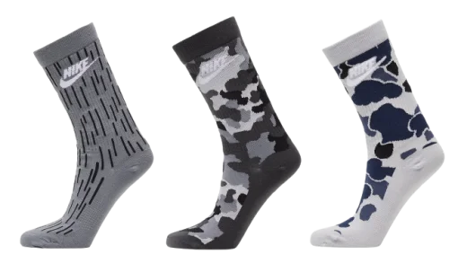 Шкарпетки Nike U NK EVERYDAY ESSENTIAL CREW сірий Уні 42-46