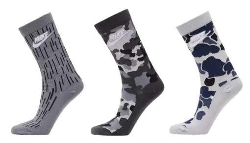 Шкарпетки Nike U NK EVERYDAY ESSENTIAL CREW сірий Уні 34-38