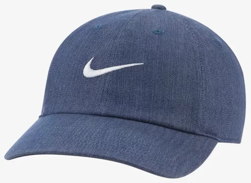 Кепка Nike U NSW H86 SWOOSH DENIM CAP синій Уні OSFM