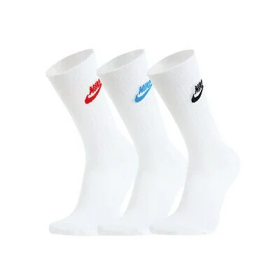 Шкарпетки Nike U NK NSW EVERYDAY ESSENTIAL CR 3PR білий, мультиколор Уні 34-38