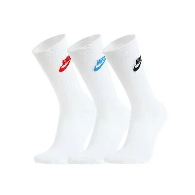 Шкарпетки Nike U NK NSW EVERYDAY ESSENTIAL CR 3PR білий, мультиколор Уні 42-46